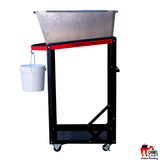 Tall Camel Cart with Aluminum Bin